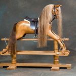Rocking Horse - The Mayfield in Oak by Ringinglow Rocking Horse Company from Ringinglow Toys Sheffield