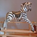 Rocking Zebra - by Ringinglow Rocking Horse Company from Ringinglow Toys Sheffield